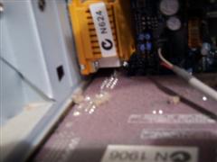 video cards become very noisey with dust because their fans are smaller but faster