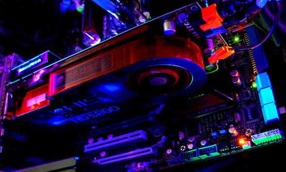 GPU ATI Redeon HD 5890 Concept Fluro