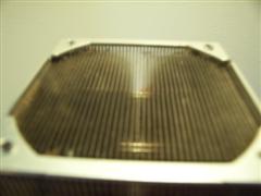 adequate airflow through heatsink and fan ensures proper operating temperatures